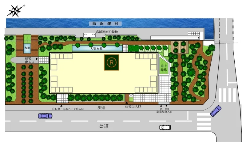 敷地配置図