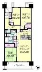 3LDK+WIC<br>76.49m²