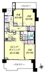 3SLD・K+WIC<br>78.38m²