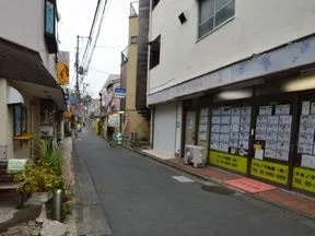 Y字路を左手側に進み直進