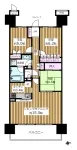 3LD・K　<br>75.78m²