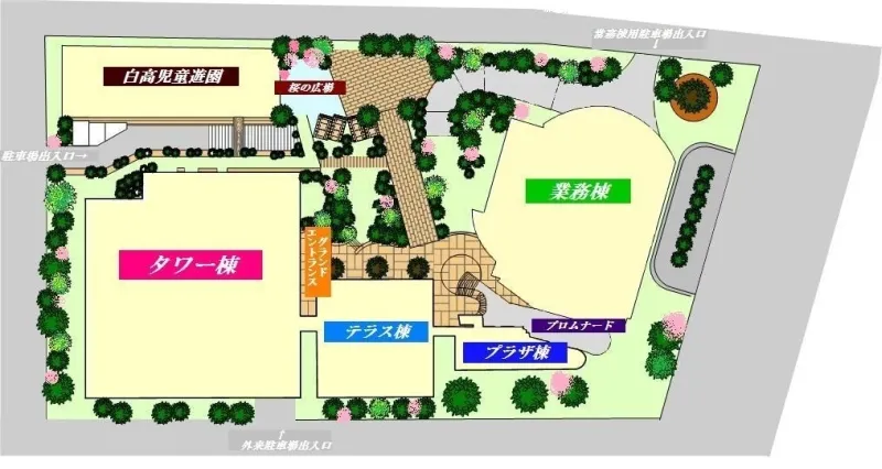 敷地配置図