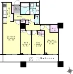 3LD・K　<br>87.68m²