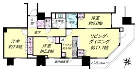 3LD・K<br>73.51m²