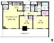 2SLD・K＋WIC　<br>60.05m²　