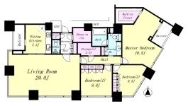 3LD・K+2S+WIC+SIC <br>157.65m²