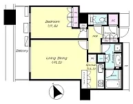 １LD・K<br>55.35m²
