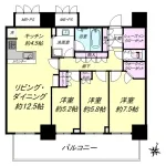 3LD・K+WIC<br>83.41m²