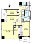 3LD・K＋納戸<br>103.88m²