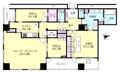 3LD・K＋納戸<br>136.84m²