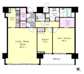 2SLD・K＋WIC <br>104.40m²