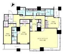 3LDK+N+2WIC+SIC<br>165.43m²