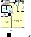 1LDK+WIC<br>55.19m²