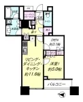 1LDK+DEN<br>55.05m²