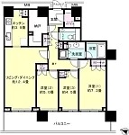 3LD・K+N（納戸）<br>86.00m²