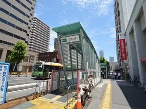 勝どき駅A2a出口を出ます