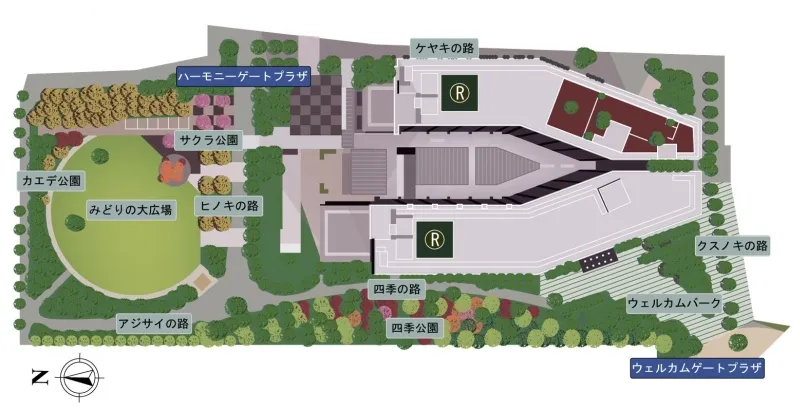 敷地配置図