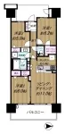 ３ＬＤＫ＋ＷＩＣ<br>７１．８０m²