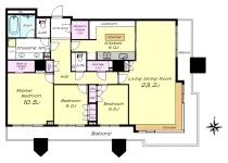 3SLD・K＋WIC＋SIC　<br>130.21m²