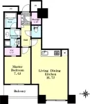 1LDK+WIC　<br>59.69m²