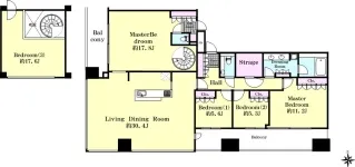 4LDK+納戸+AnnexRoom　<br>191.46m²