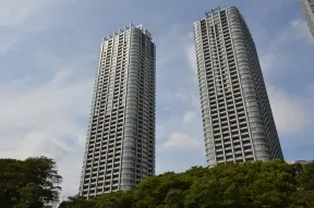 浜離宮から望む東京ツインパークス