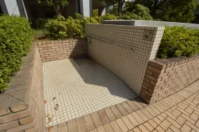 ペット用の足洗い場（サブエントランス）