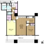 2LDK+ウォークインクロゼット+納戸<br>66.31m²