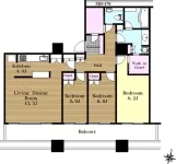 3LDK+ウォークインクロゼット+納戸<br>93.05m²