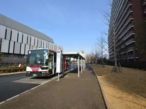 マンション前バス停