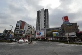 目の前にタワーが見えます