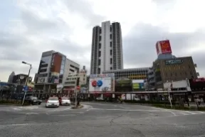 金町駅南口から