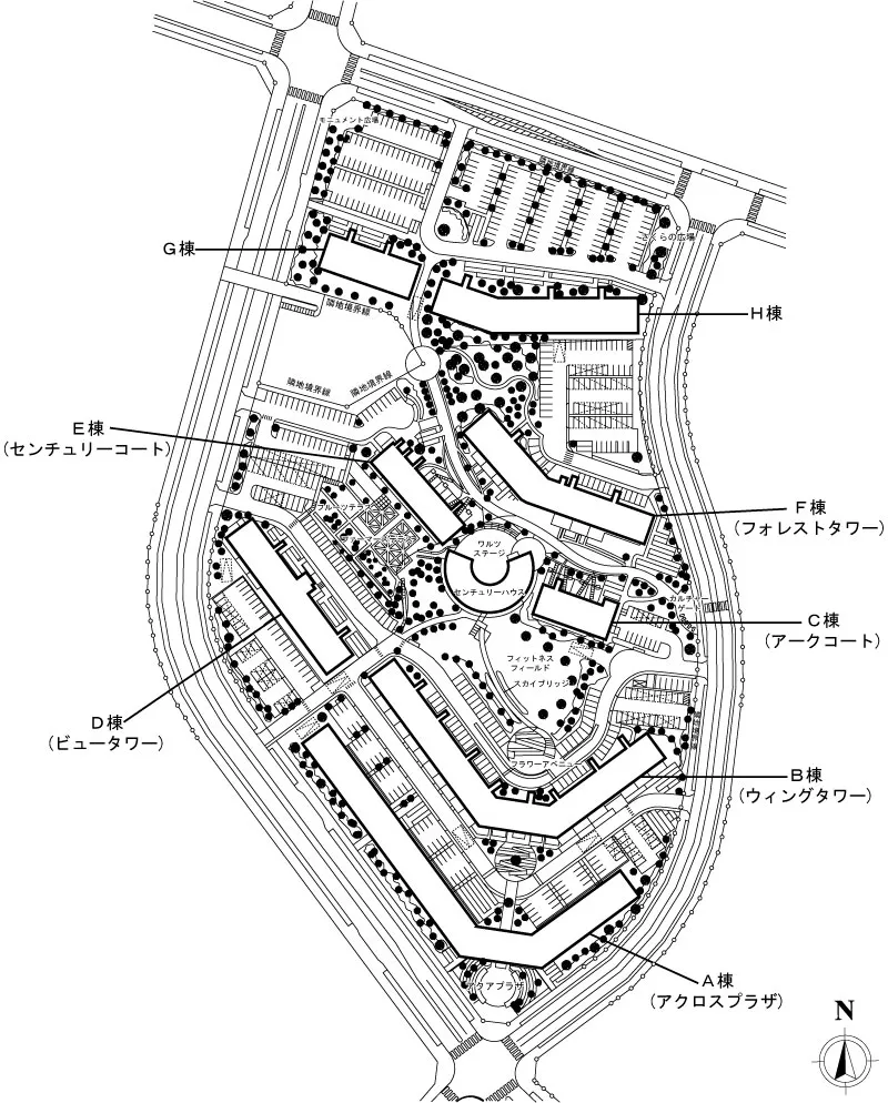 敷地配置図