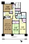 ３ＬＤＫ<br>８０．０２m²