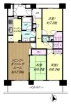 ３ＬＤＫ<br>８３．５１m²