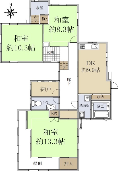 京都府宇治市五ケ庄広岡谷戸建