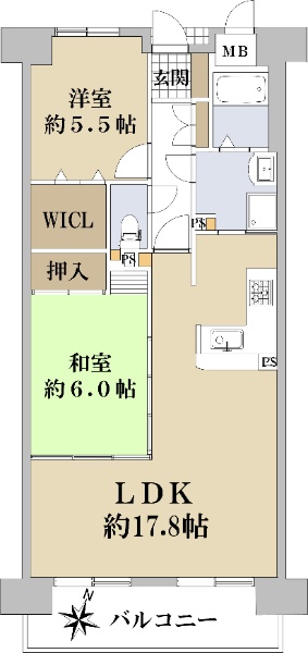 ファミールハイツ八尾B棟