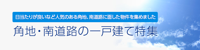 角地・南道路